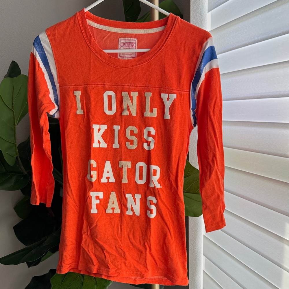 Victoria's Secret PINK Collegiate Collection Florida Gators Football Style Top